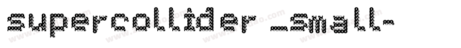 supercollider _small字体转换
